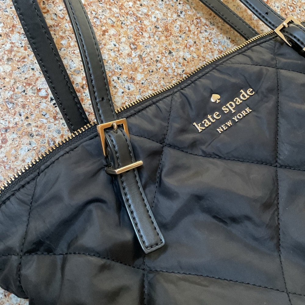 Kate spade quilted tote bag